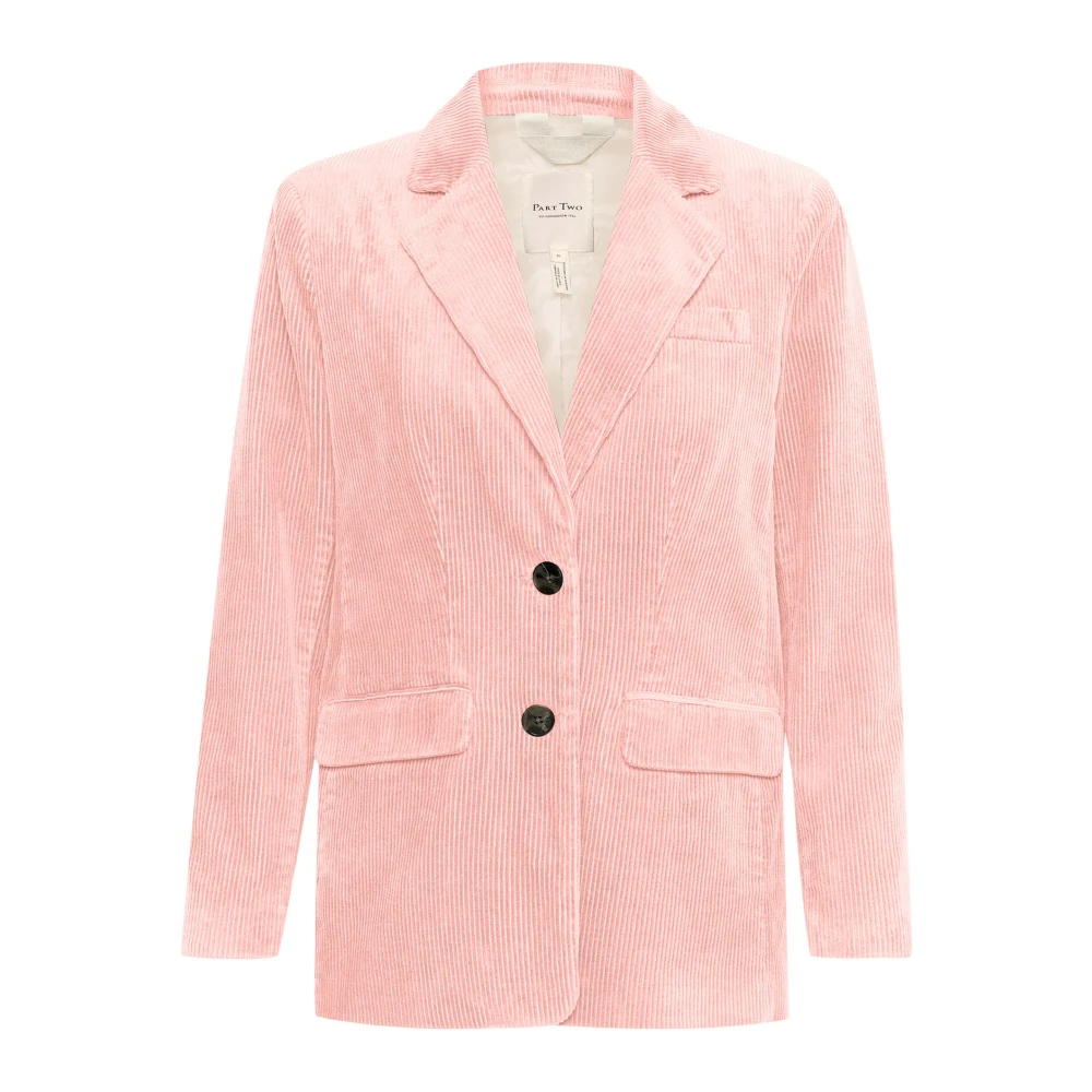 Part Two Zilver Roze Blazer Jas Pink Dames