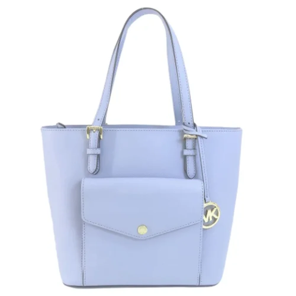 Michael Kors Pre-owned Leather shoulder-bags Blue Dames