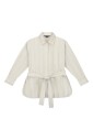 gestreepte-stropdasoverhemd-blauwe-blouse