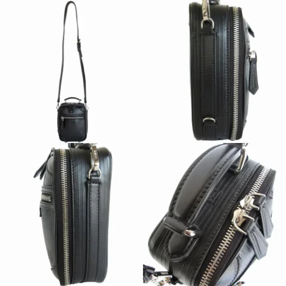 Fendi Vintage Pre-owned Leather fendi-bags Black Heren
