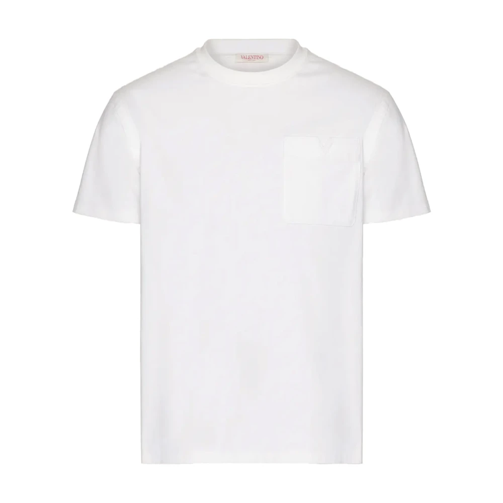 Valentino Garavani Stijlvol T-shirt met Uniek Ontwerp White Heren