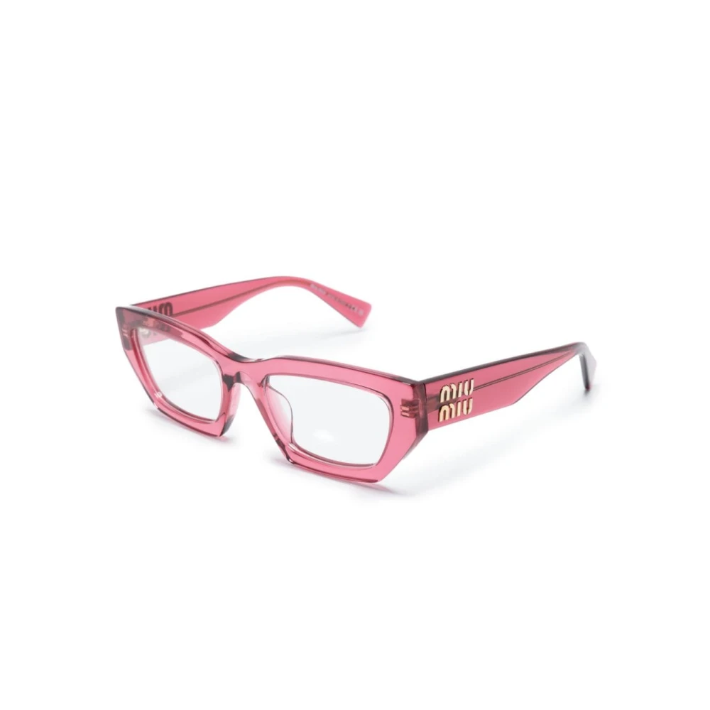 Miu Rode Optische Bril voor Dagelijks Gebruik Red Dames