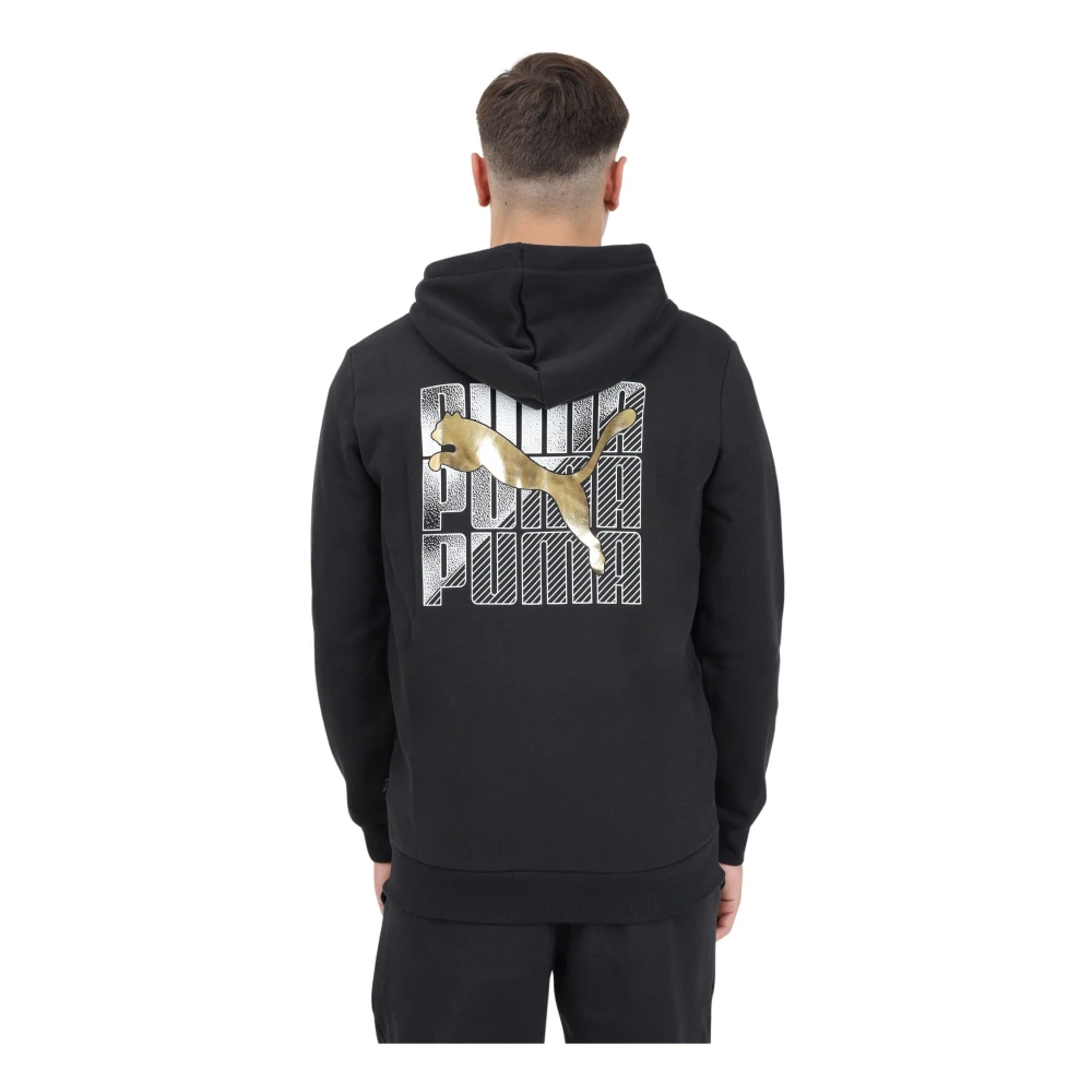 Puma Moderne Zip Sweater voor Mannen Black Heren