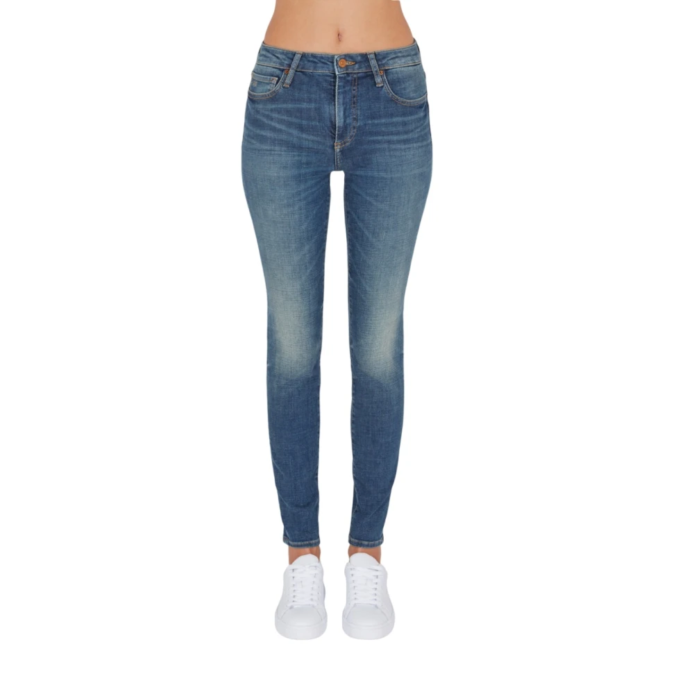 Armani Exchange Blauwe Jeans Blue Dames