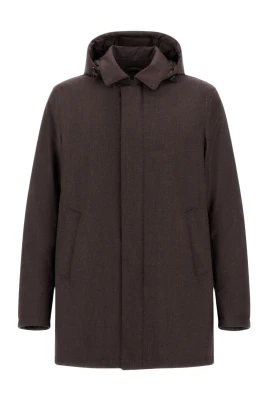 Parkas i teknisk flanell