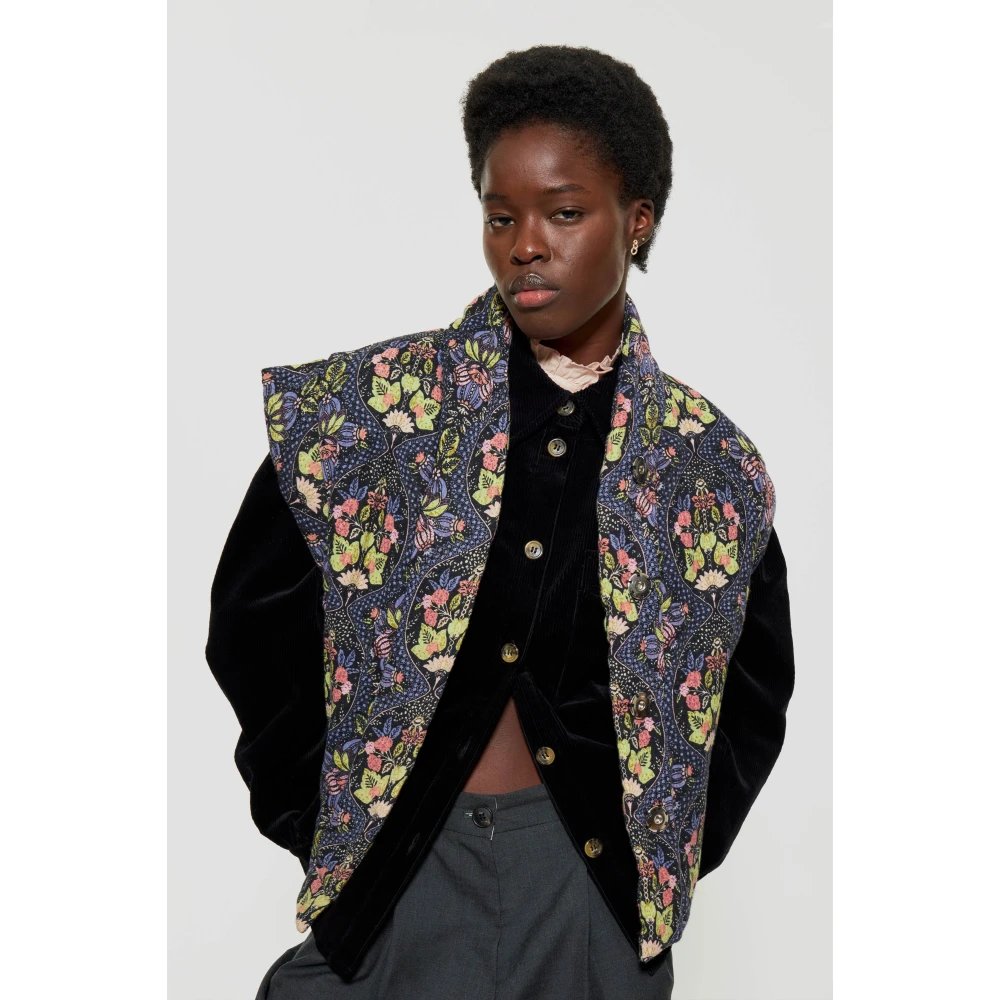 Antik batik Eros print gilet Multicolor Dames