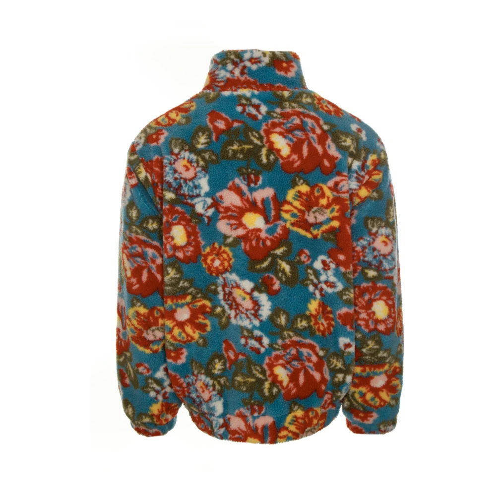 Drole de Monsieur Bloemen Fleecejack Multicolor Heren