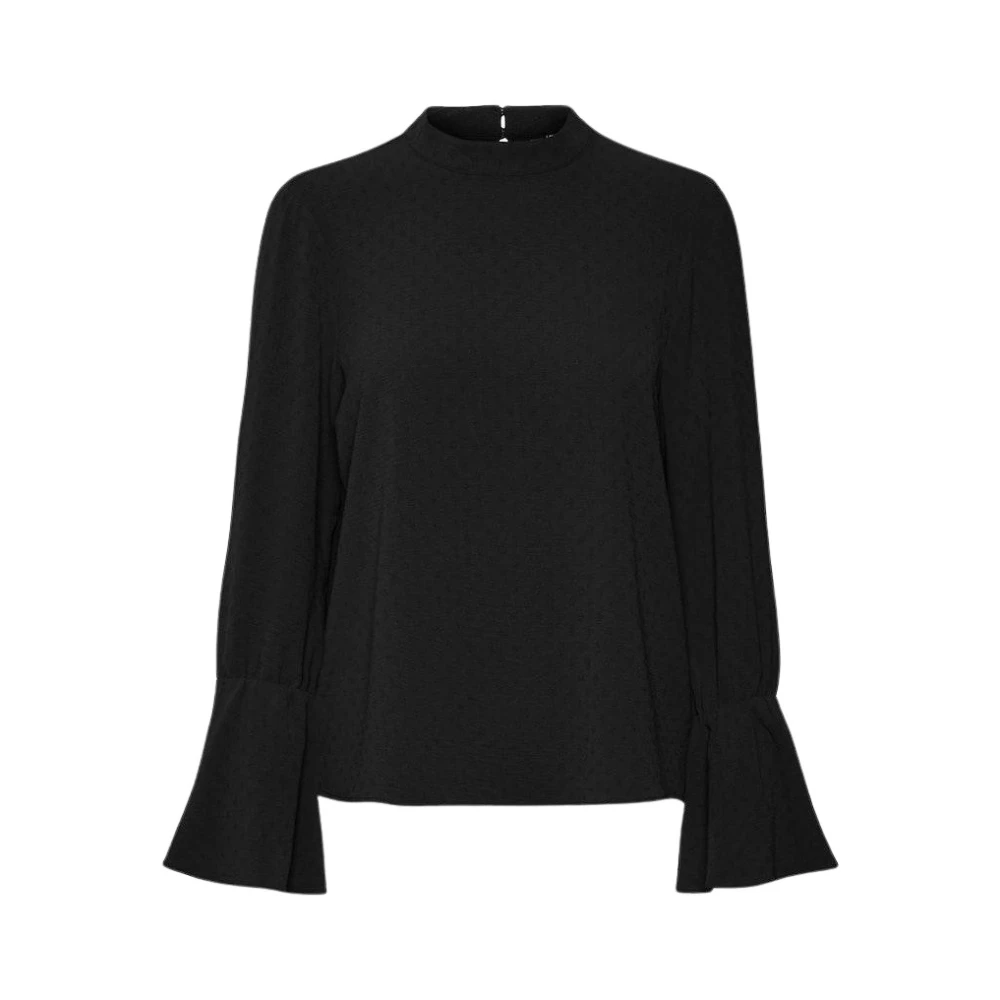 Vero Moda Zwarte longsleeve top | Freewear Black Dames