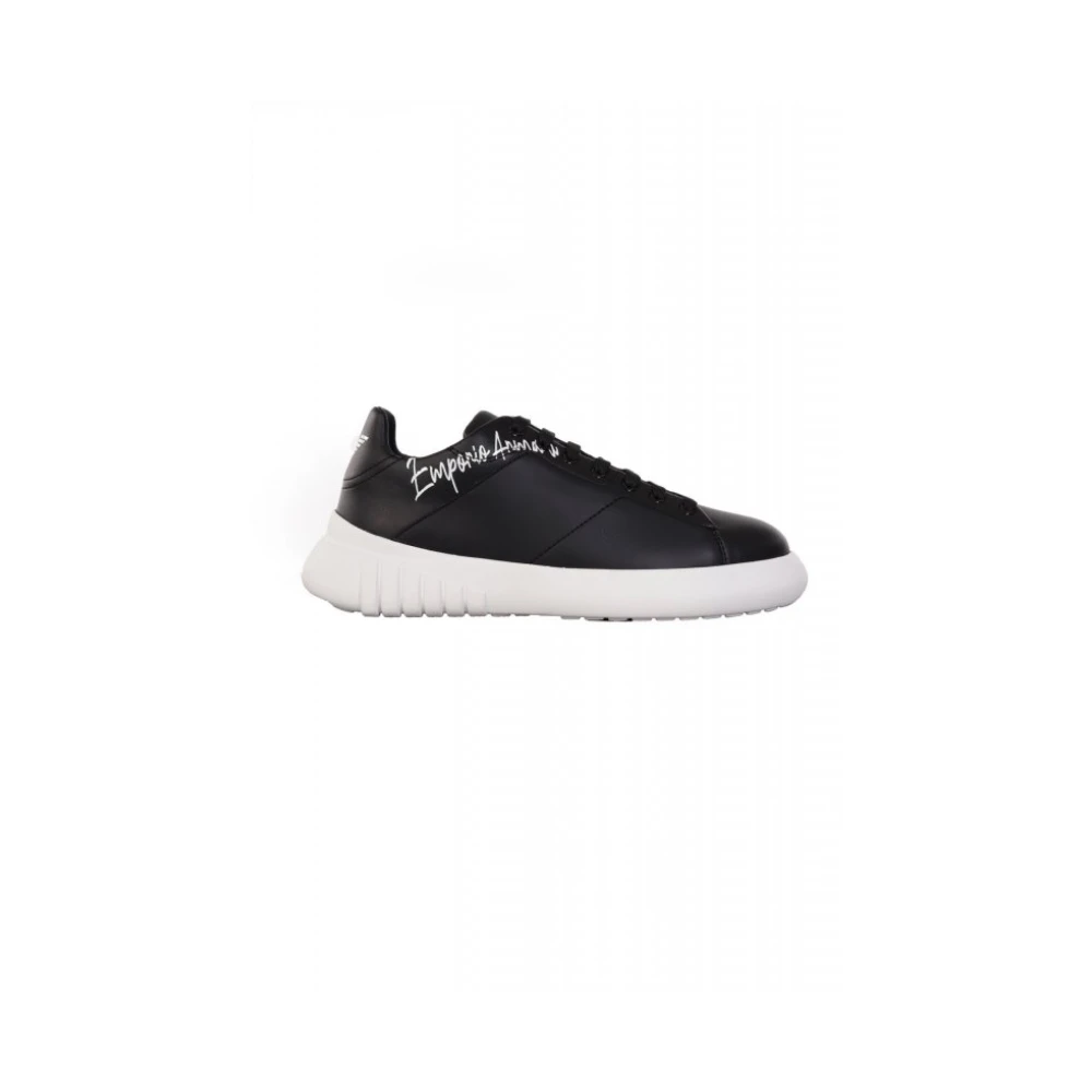 Emporio Armani Emporio Armani Schoenen Sneakers Dames Logo Heren Schoenen Zwart