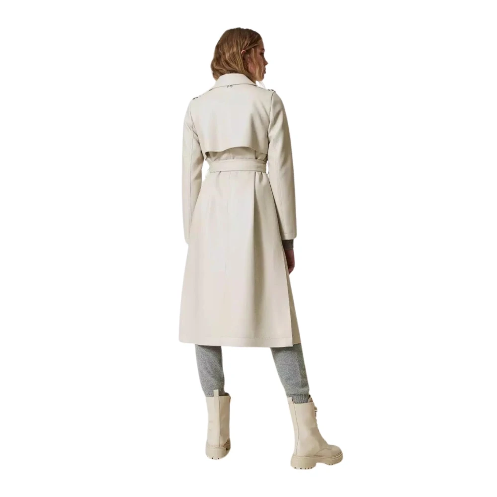 Twinset Chic Trench Coat Beige Dames