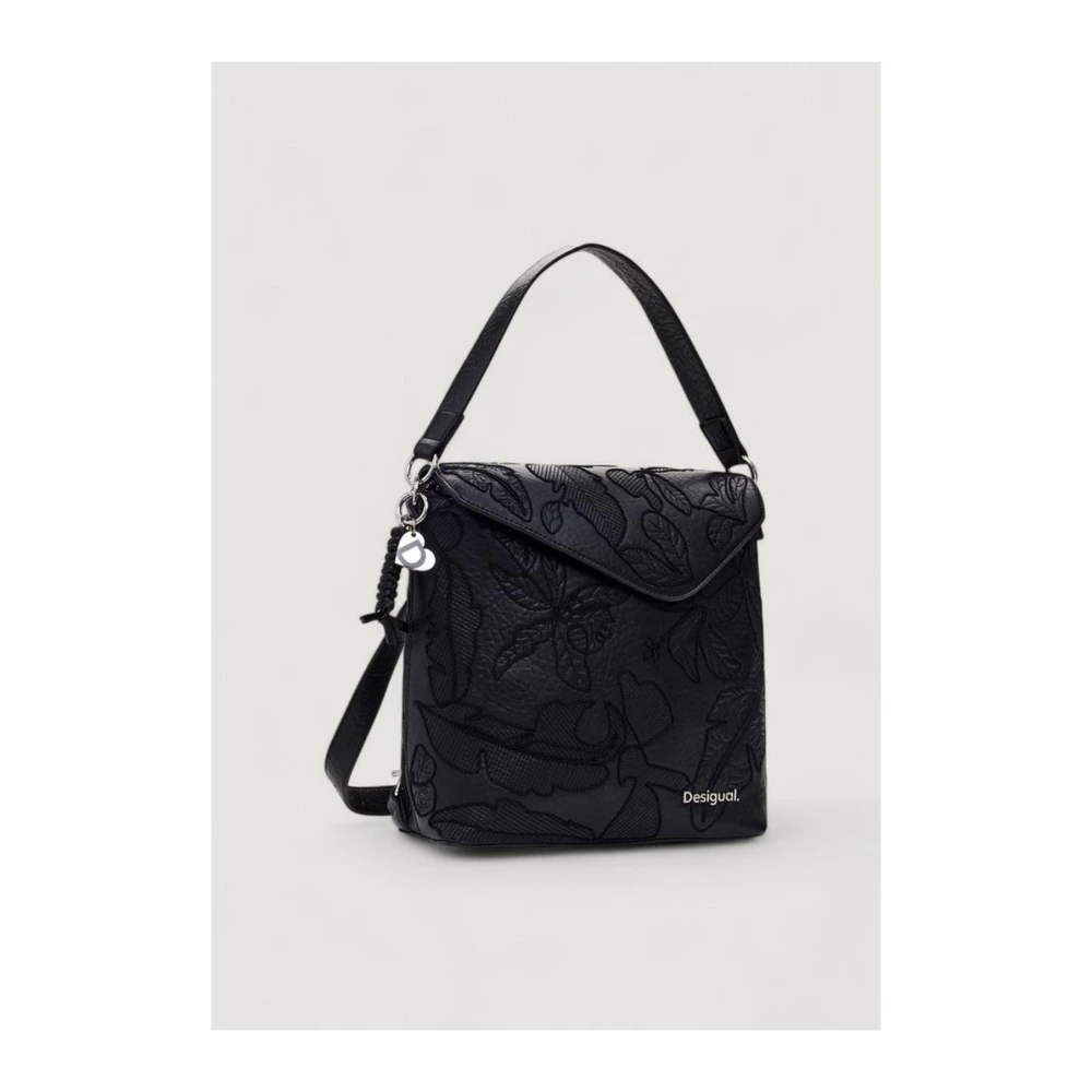 Desigual Zwarte Polyethyleen Damesrugzak Black Dames