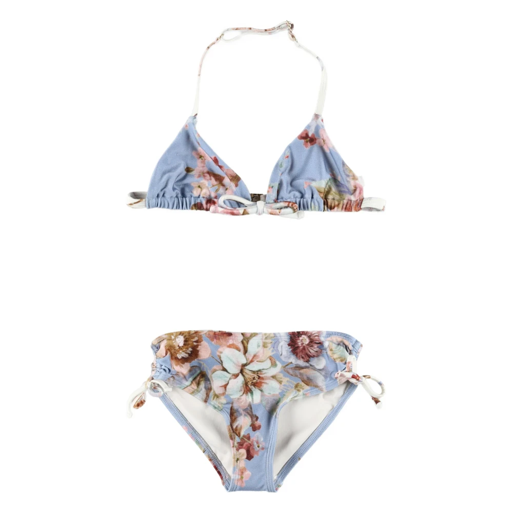 Zimmermann Girls Multicolor Floral Triangle Bikini, Kids Bikinis, 6 Y, Kids