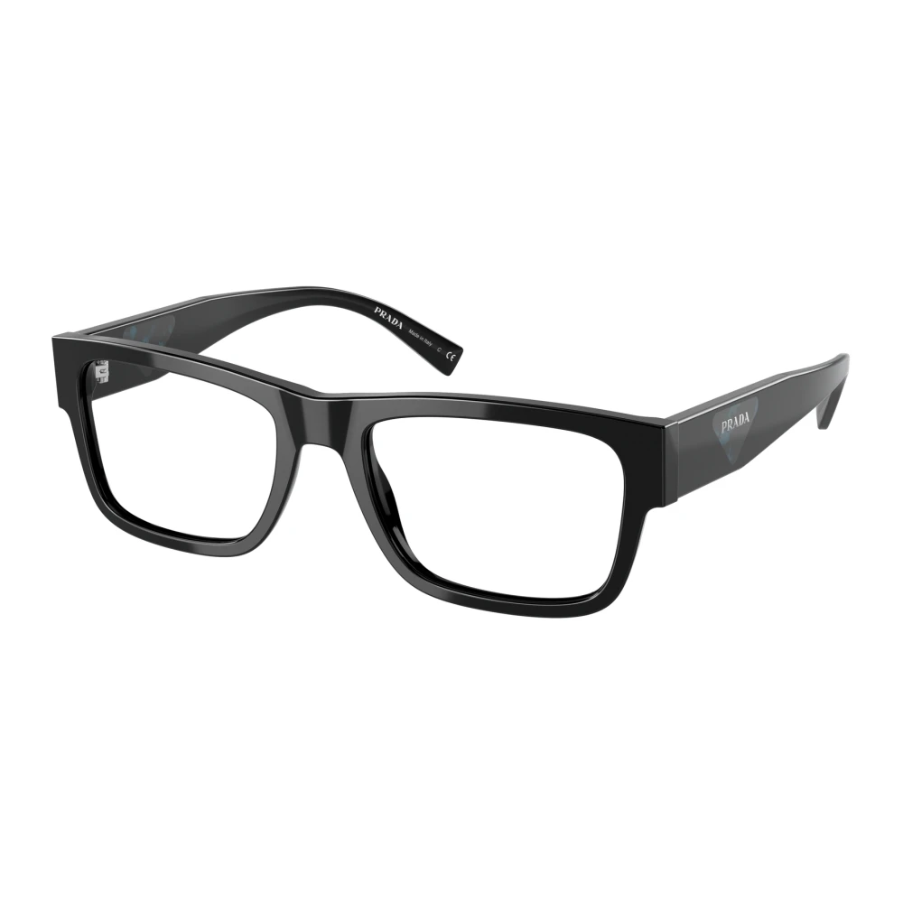 Prada Men's Black Stylish Eyeglasses In - Glasses - 54 Mm - Accessories