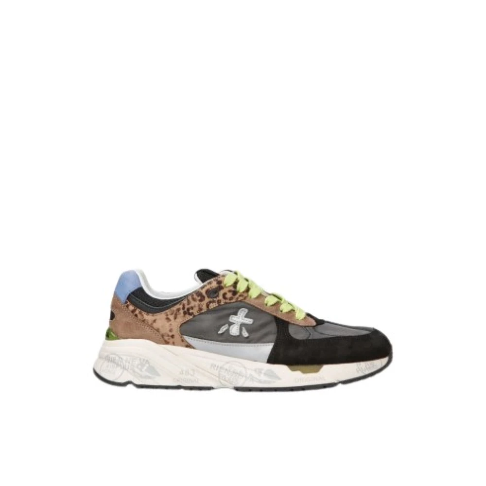 Premiata Retro Leren Sneakers Dames Schoenen Veelkleurig Multicolor