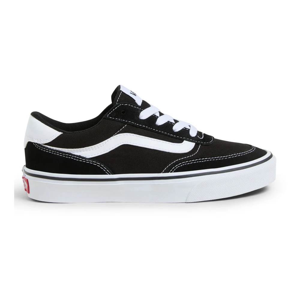 Vans Women's Black Brooklyn Ls Sneaker - Sneakers - 5 Uk - Shoes