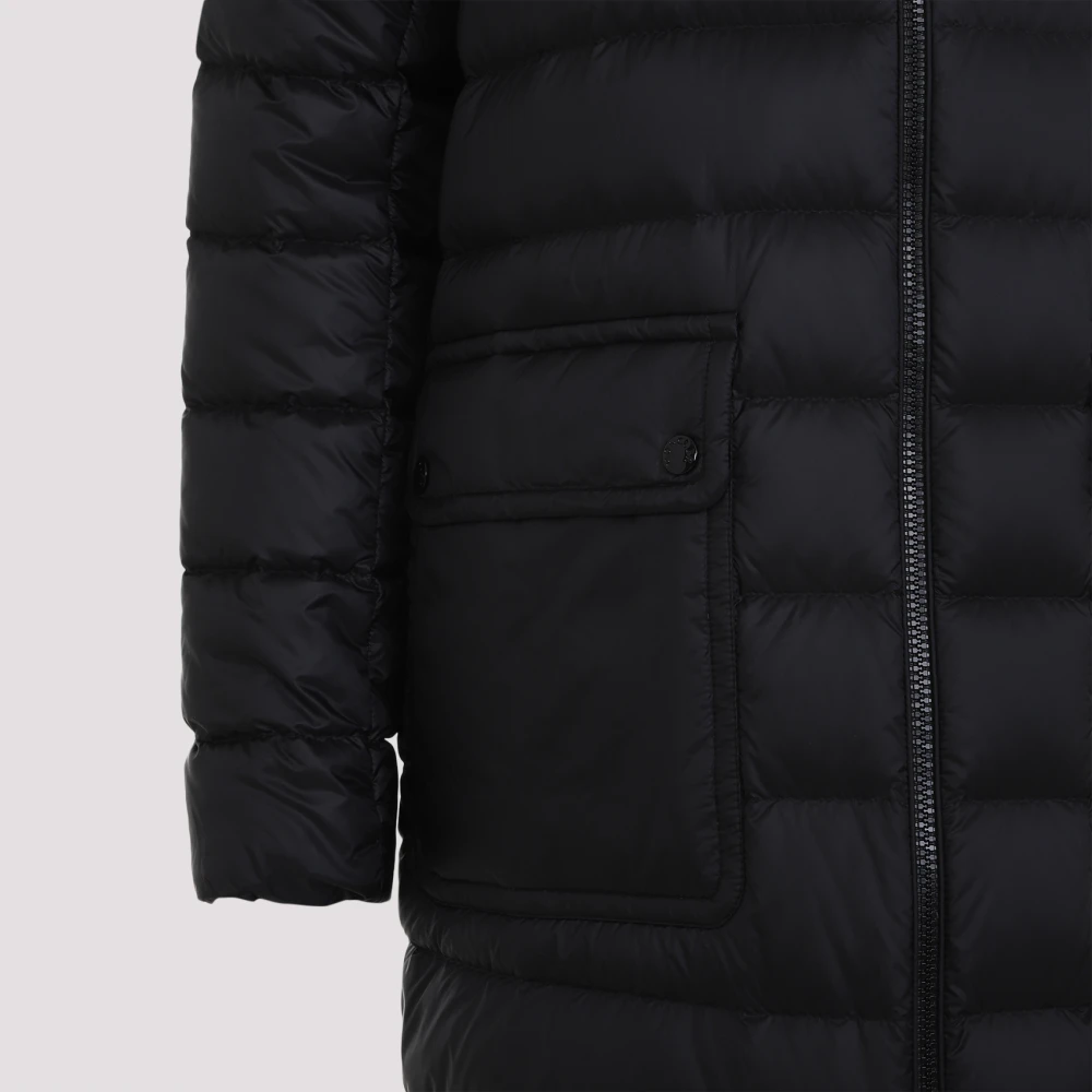 Moncler Zwarte Sedan Jas Black Dames