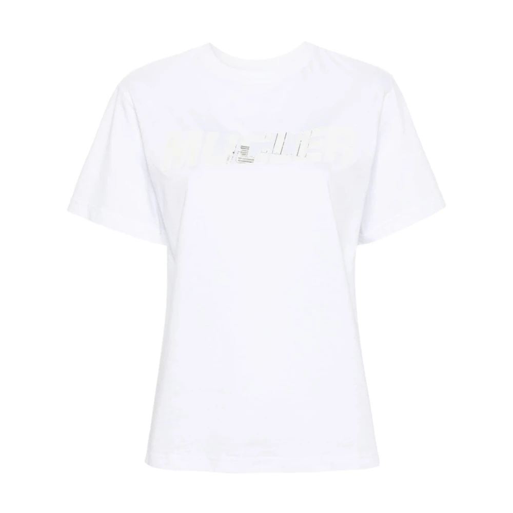Mugler - Tops > T-Shirts - White - Mugler - Modalova