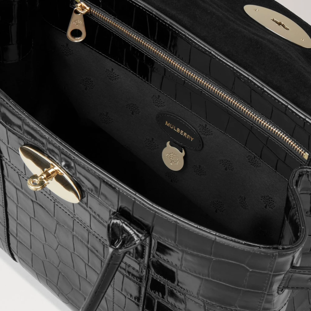 Mulberry Bayswater Schoudertas Black Dames