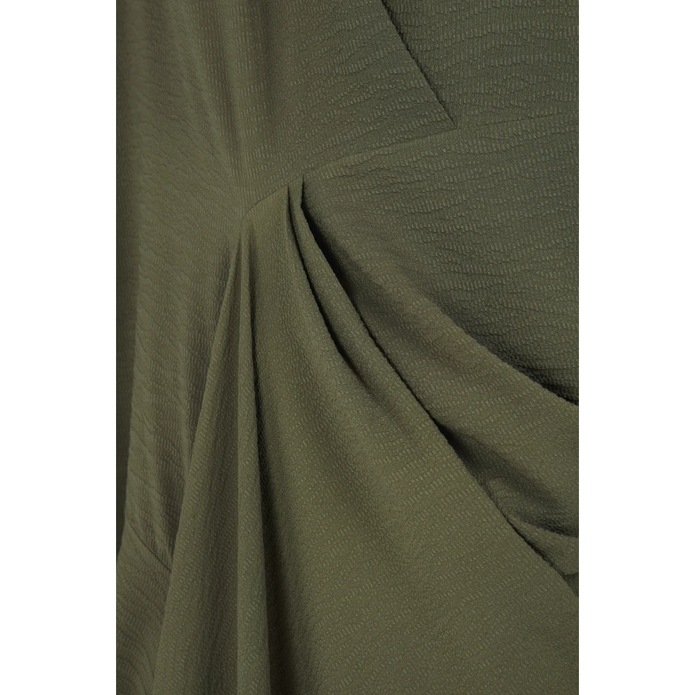 Cortana Mayu groene zijden jurk Green Dames