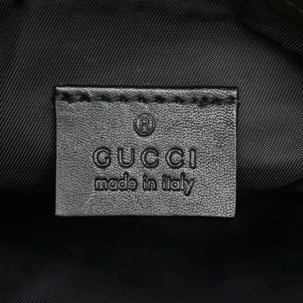 Gucci Vintage Pre-owned Leather gucci-bags Blue Dames