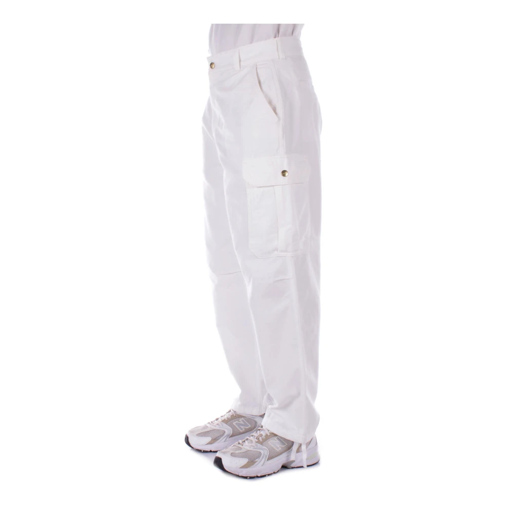 Carhartt WIP Logo Achterbroek met Enkelveters White Heren