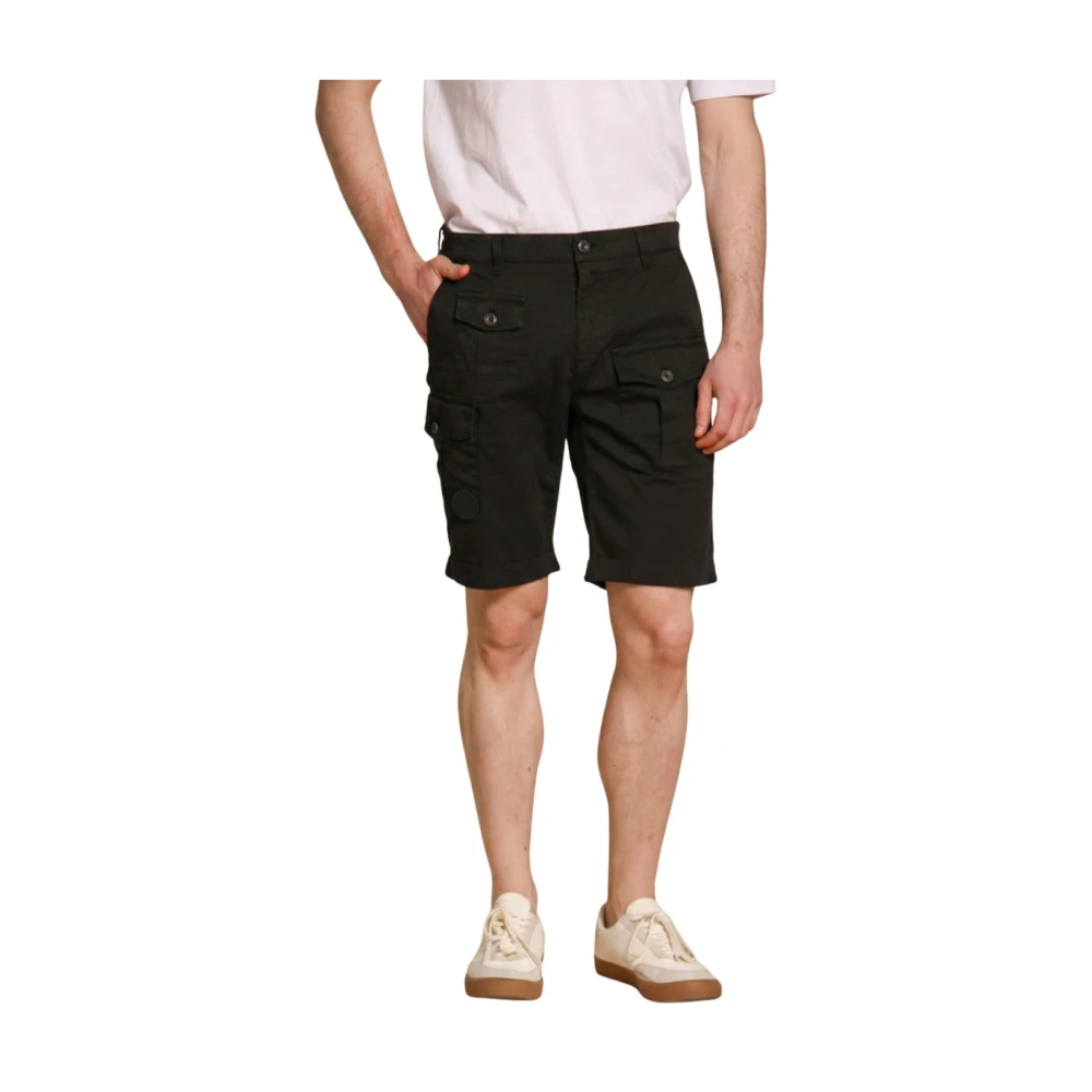 Mason's Uomo Nero - George Coolpocket Cargo Bermuda Shorts - Shorts - Xl