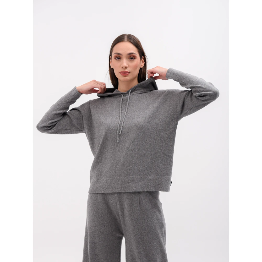 RRD Toni Up Hoodie Sweatshirt Gray Dames