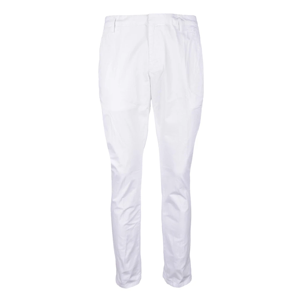 Dondup Katoenen Casual Broek White Heren