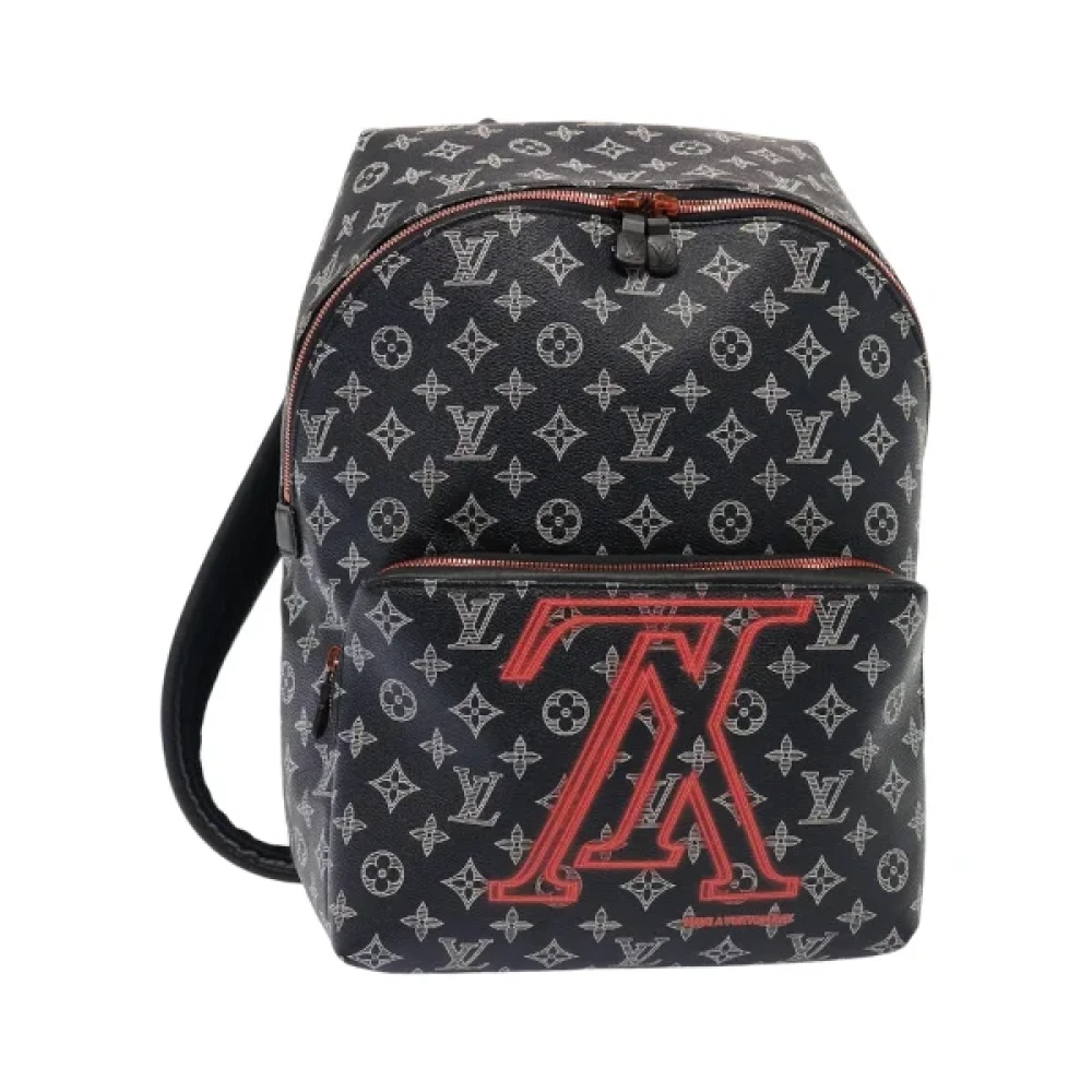 Louis Vuitton Vintage Pre-owned Coated canvas backpacks Blue Dames