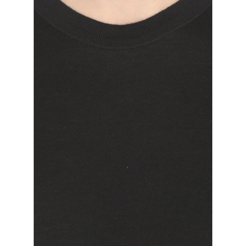 John Smedley T-Shirts Black Heren