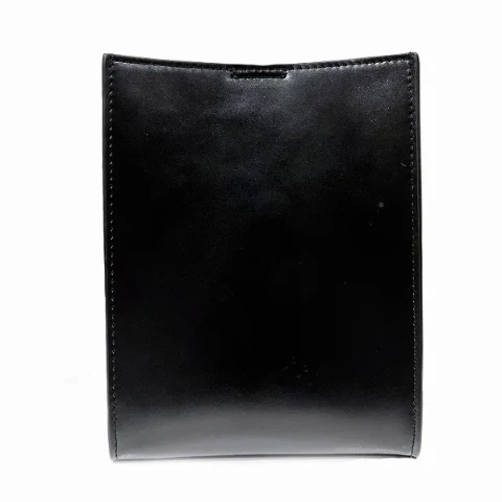 Jil Sander Pre-owned Leather shoulder-bags Black Dames