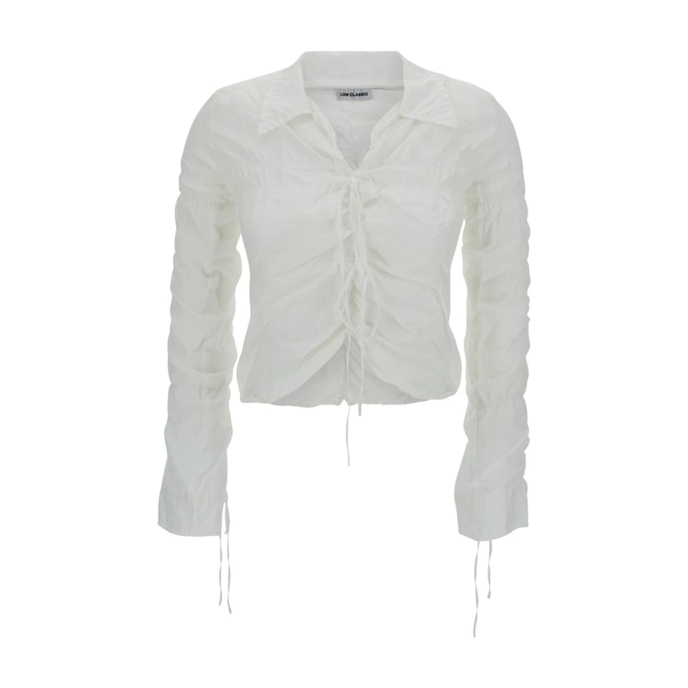 LOW Classic Kreukvrije Shirt in Wit White Dames