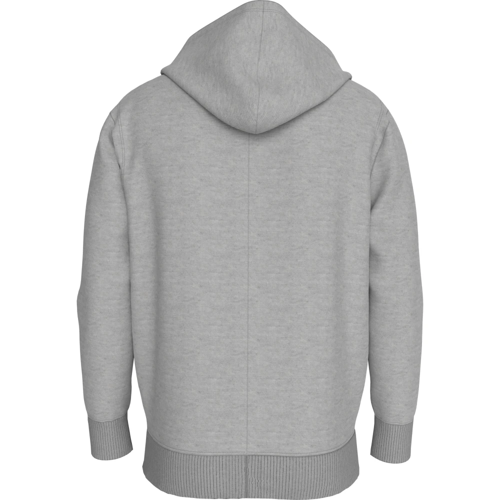 Tommy Hilfiger Elegant Zip Sweater Grey Gray Heren