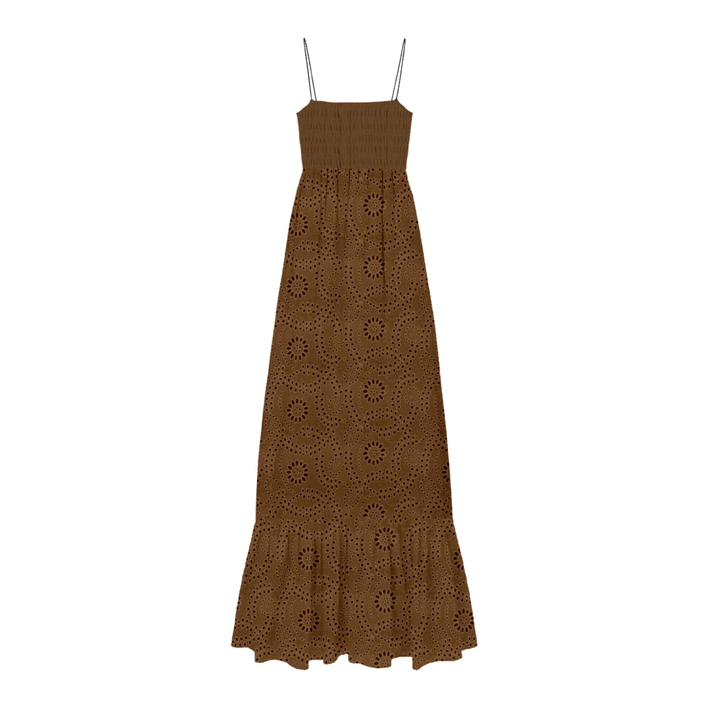 Mc2 Saint Barth Brown Maxi Dress - Female - Maxi Dresses - M - Dresses