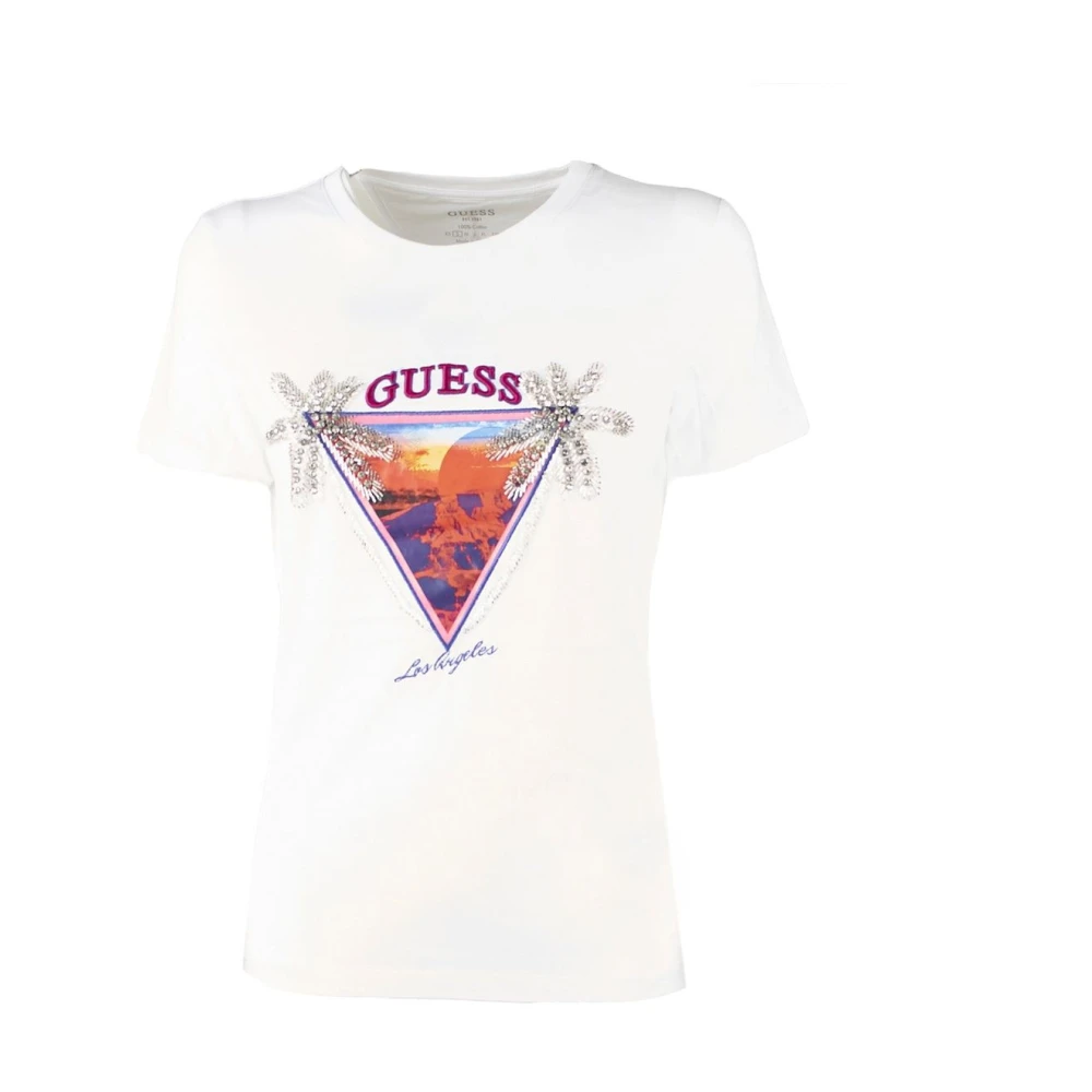 Guess Korte Mouw T-Shirt White Dames