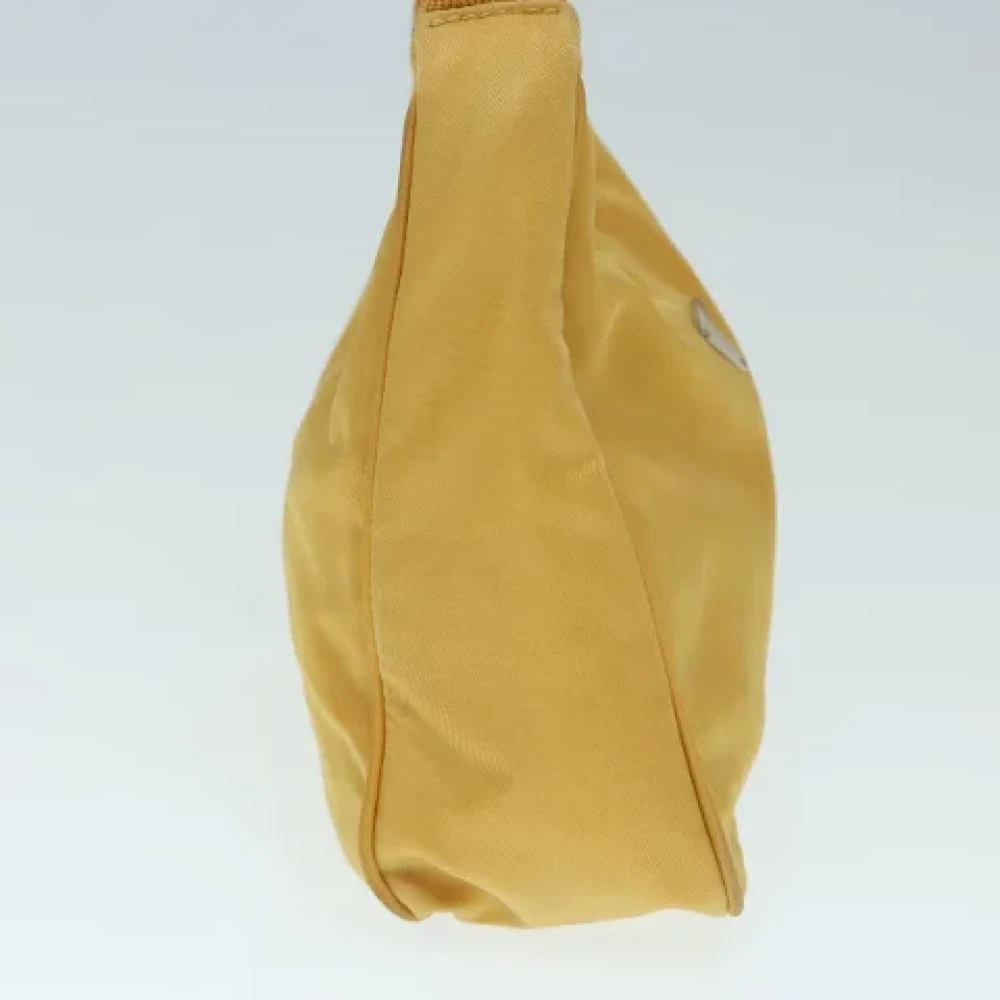 Prada Vintage Pre-owned Fabric prada-bags Yellow Dames
