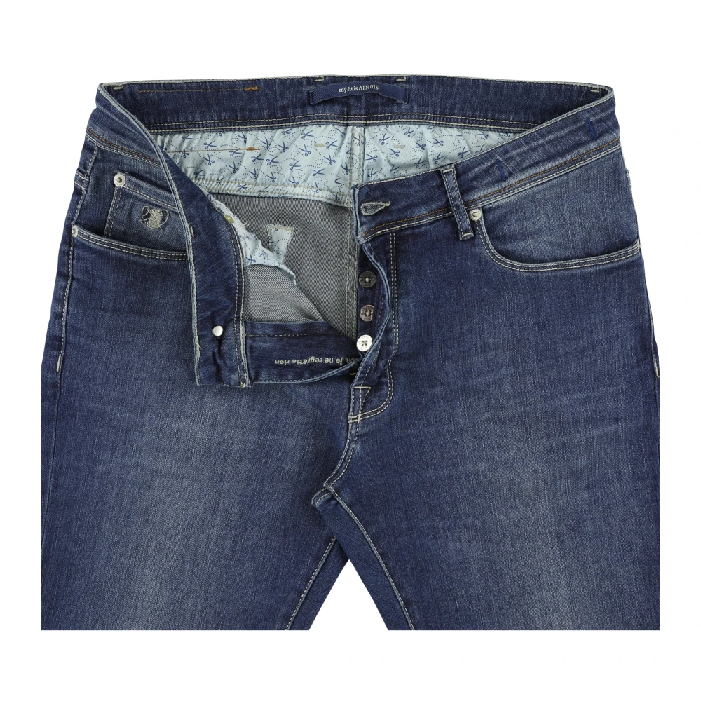Atelier Noterman Skinny Jeans Blue Heren