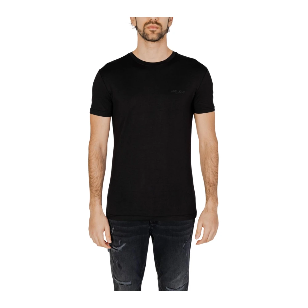 Antony Morato Men's Black T-Shirts, 2XL, Crew Neck Tee Short Sleeve