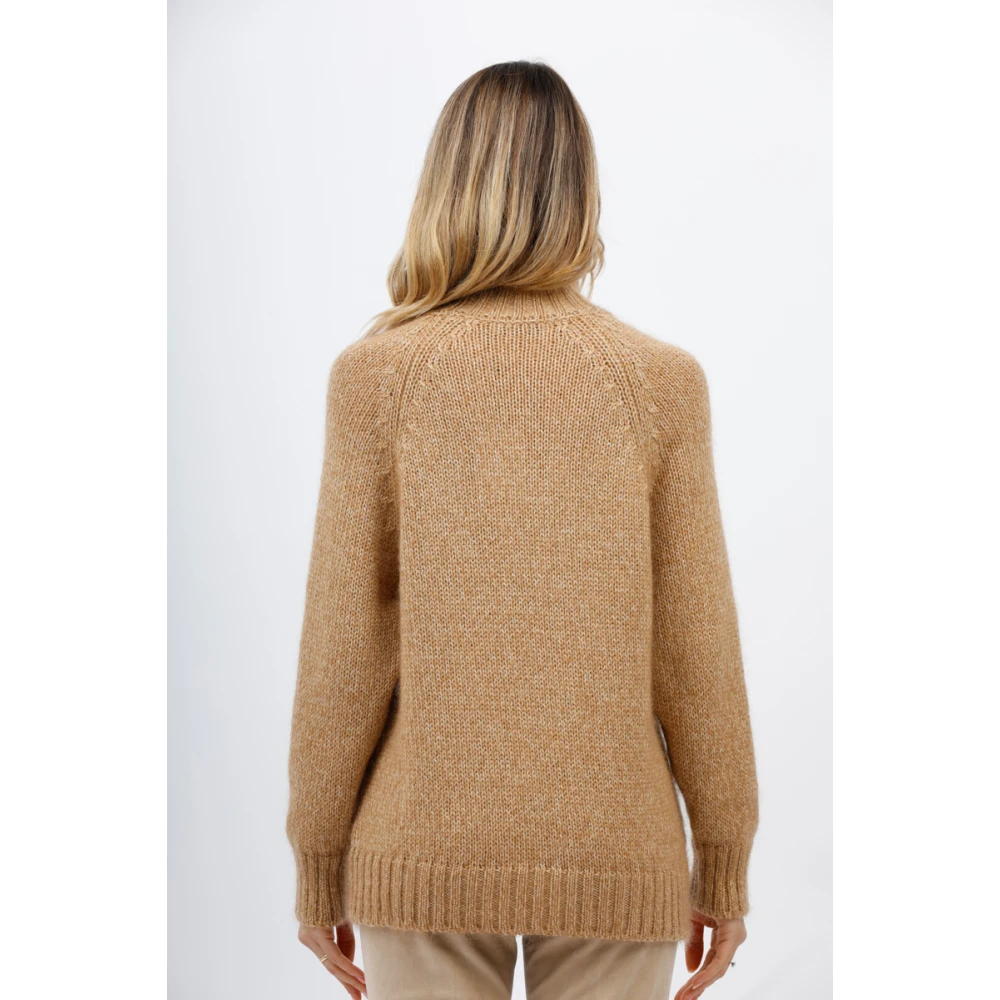 Gran Sasso Lurex Coltrui Beige Dames