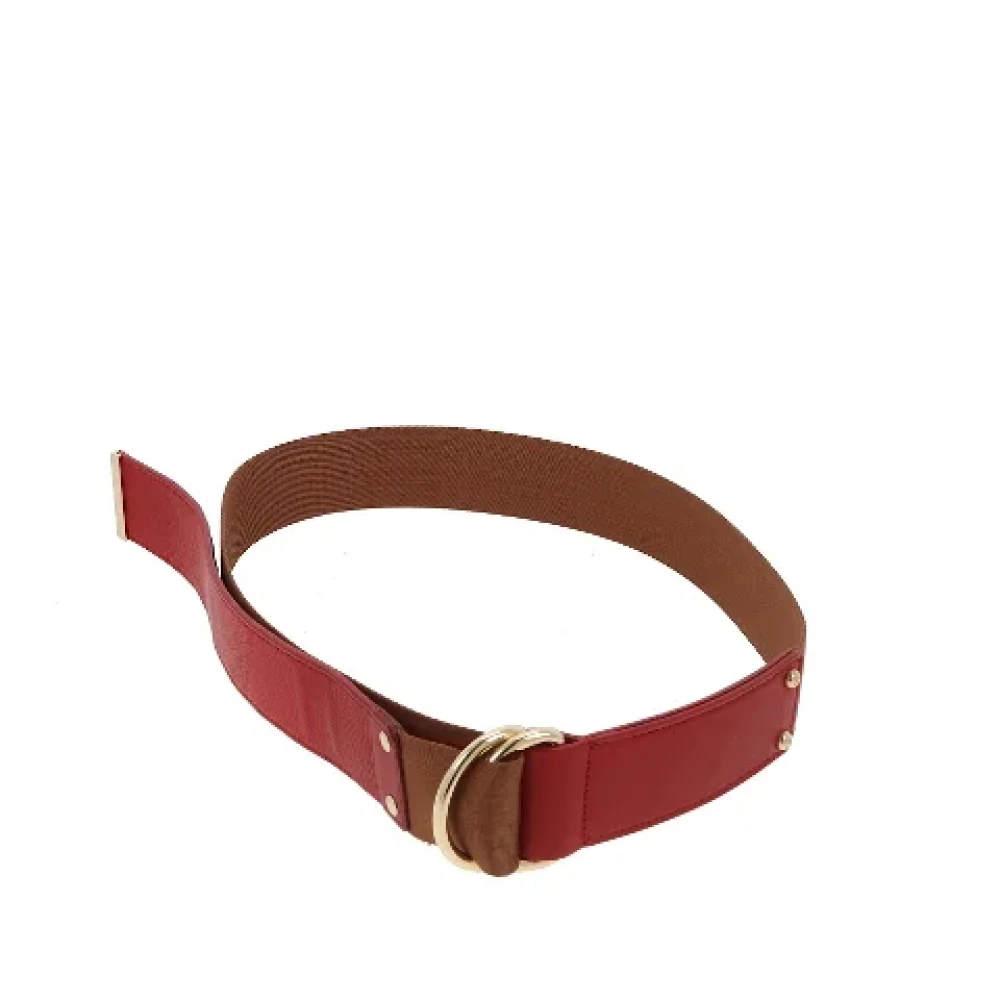 Fendi Vintage Pre-owned Leather belts Red Dames