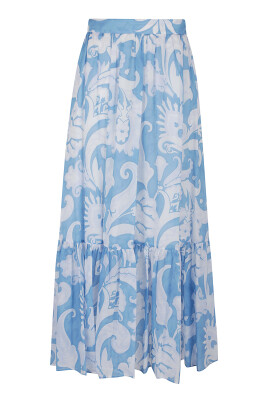 blue-cotton-skirt-stylish-versatile-wardrobe