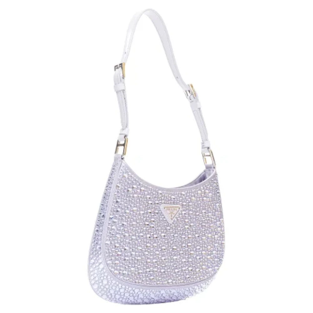 Prada Leather shoulder-bags Blue Dames