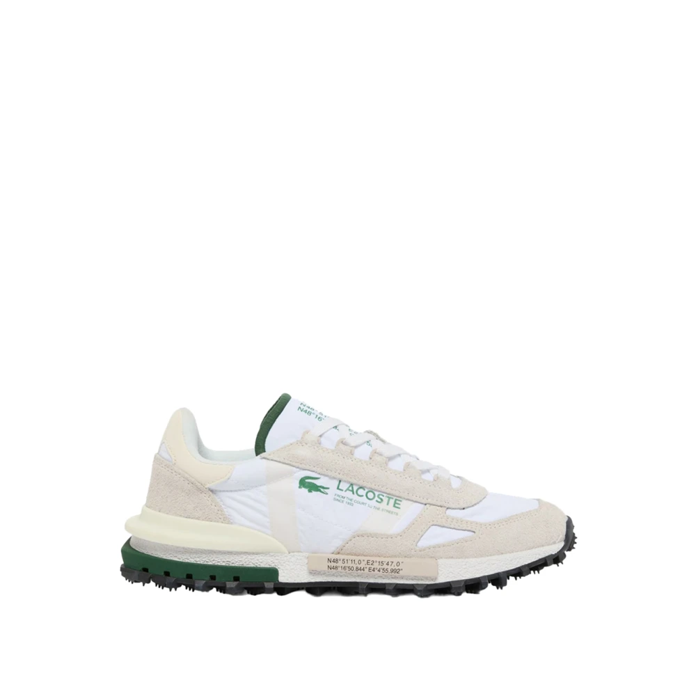 Lacoste Men's White Sneakers, 9 Uk, Elite Active 1262 Trainers