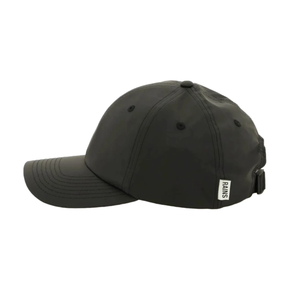 Rains Zwarte hoeden voor regenachtige dagen Black Unisex