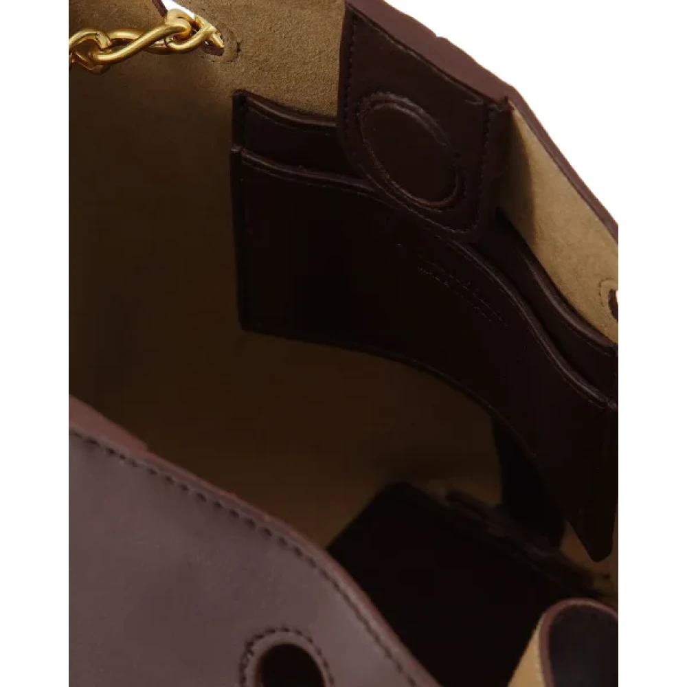 Nanushka Leather handbags Brown Dames