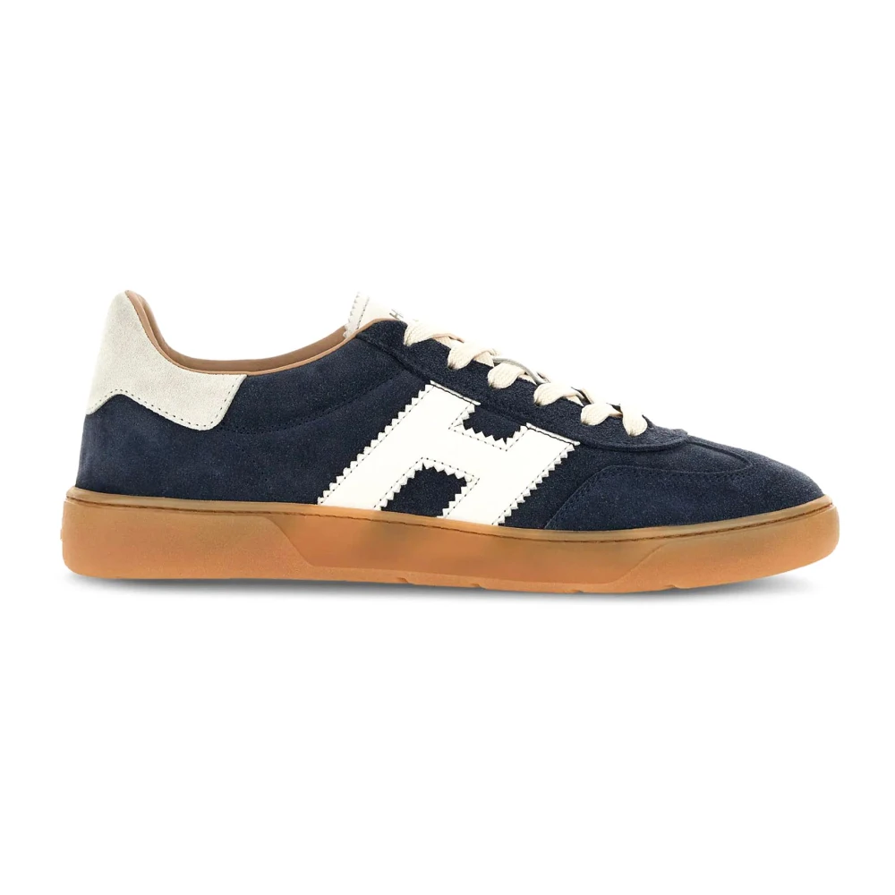 Hogan Cool Blu Suède Sneakers met Memory Foam Heren Schoenen Blauw