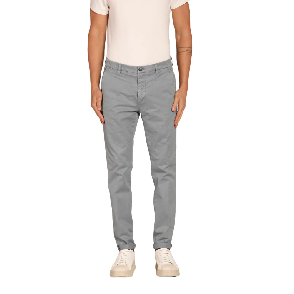Mason's Osaka Style Wortel Fit Chino Broek Blue Heren