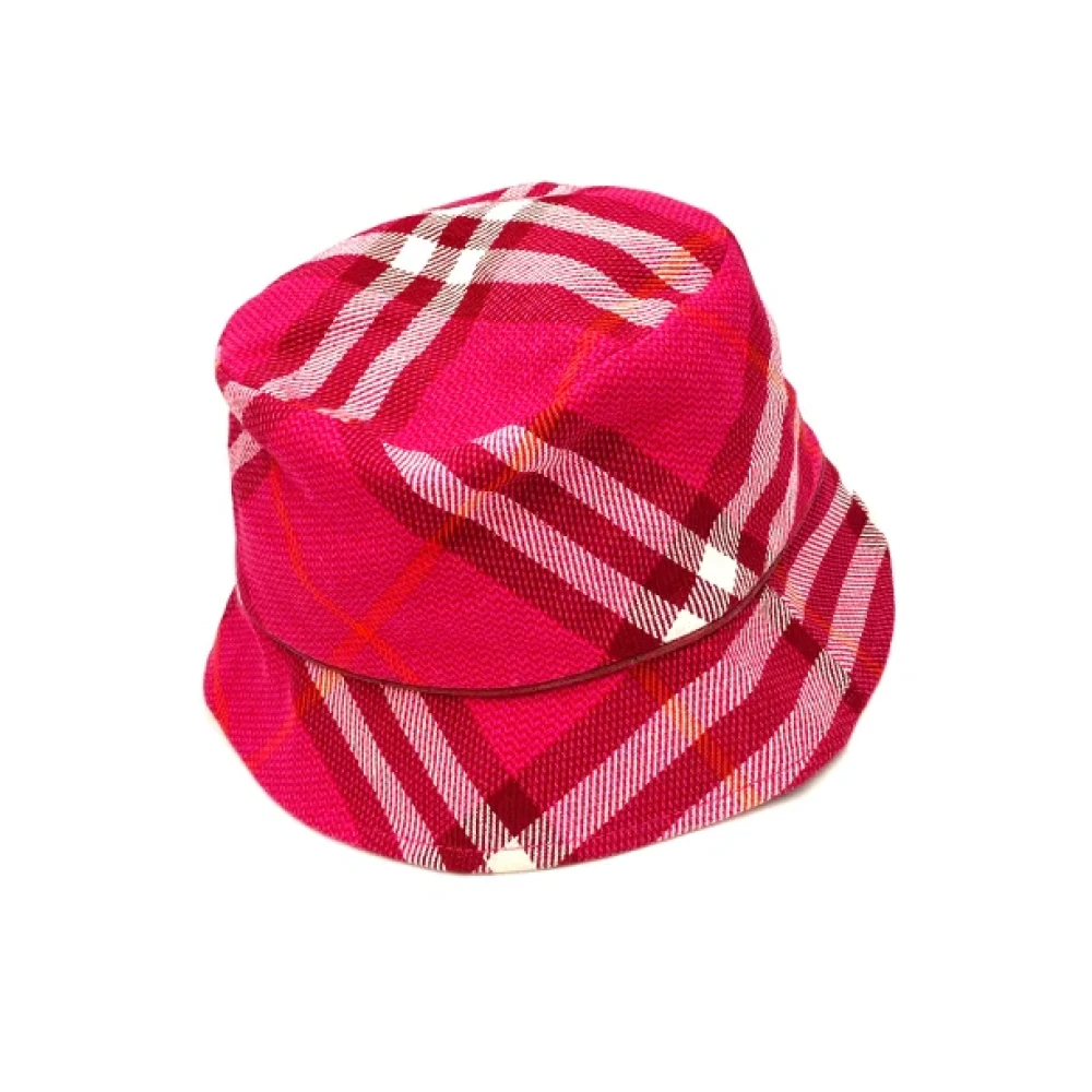 Burberry Vintage Pre-owned Fabric hats Pink Dames