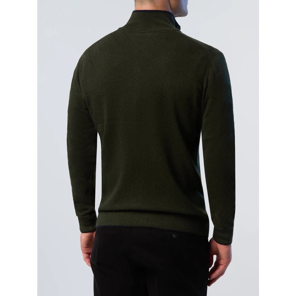 North Sails Groene Zip Sweater Green Heren