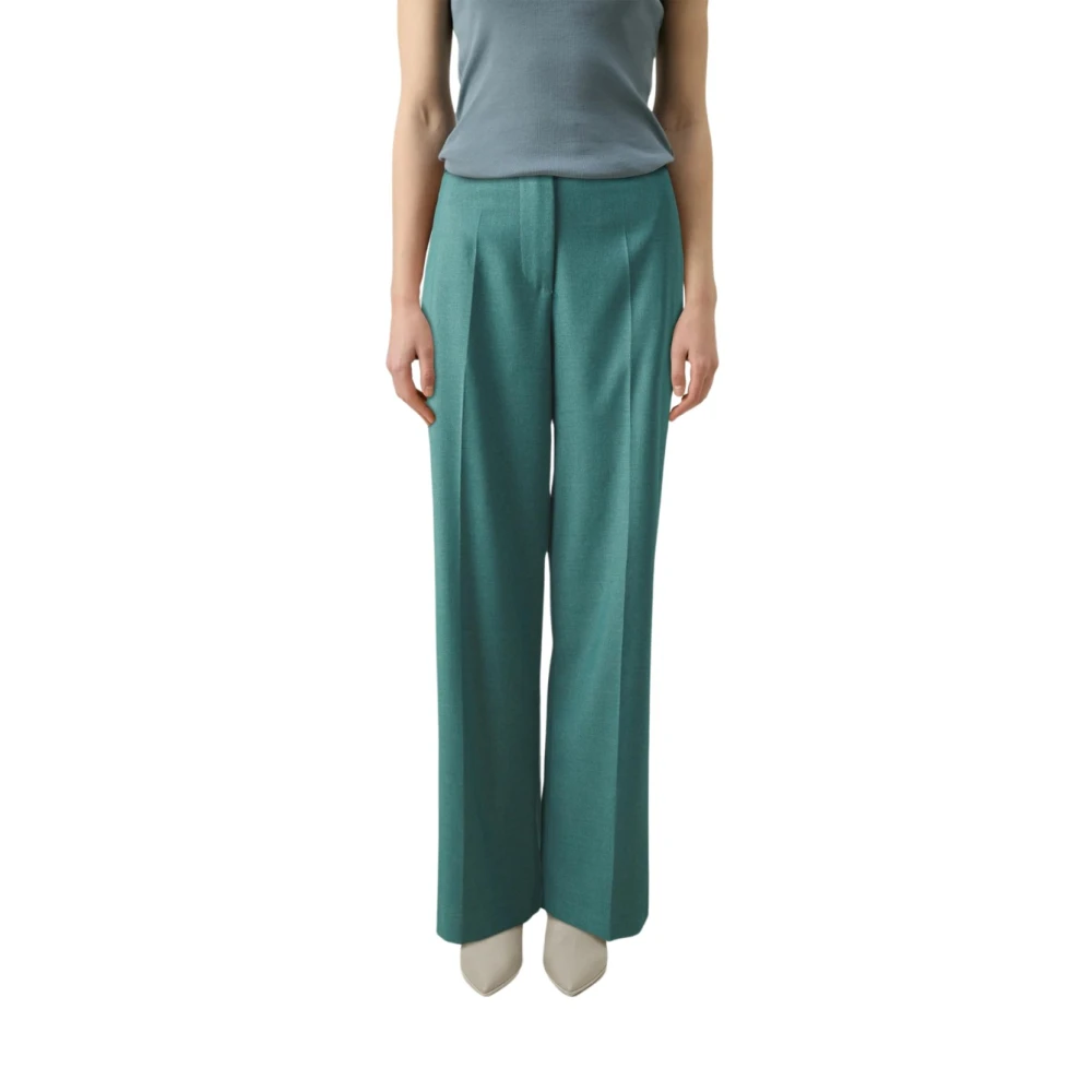 Liu Jo Rechte Pijp Broek Green Dames